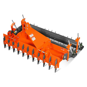 60" Soil Pulverizer, Double Spiked Roller, 21 Shanks, Category 1 and 2, 3 Point Hitch Tractor Attachment, TSP60D