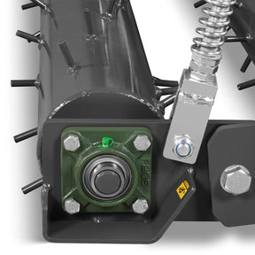 60" Soil Pulverizer, Double Spiked Roller, 21 Shanks, Category 1 and 2, 3 Point Hitch Tractor Attachment, TSP60D