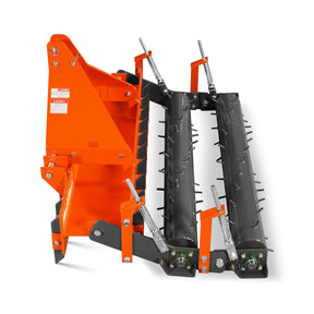 60" Soil Pulverizer, Double Spiked Roller, 21 Shanks, Category 1 and 2, 3 Point Hitch Tractor Attachment, TSP60D