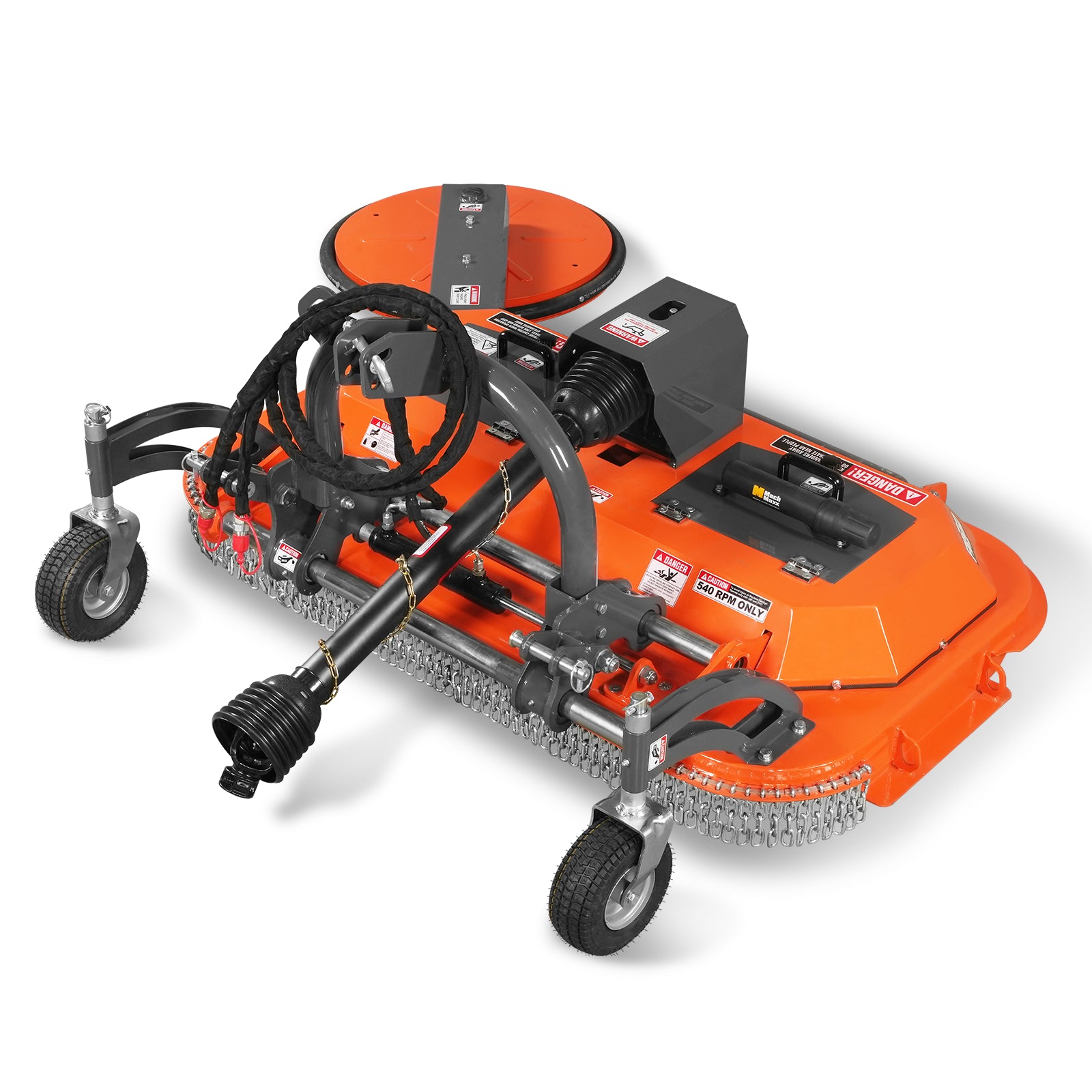 60 in Orchard Finish Mower, 3 Point Hitch Cat.1, Hydraulic Offset, PTO Shaft Included with Shear Bolt, 20–45 HP, FMS60