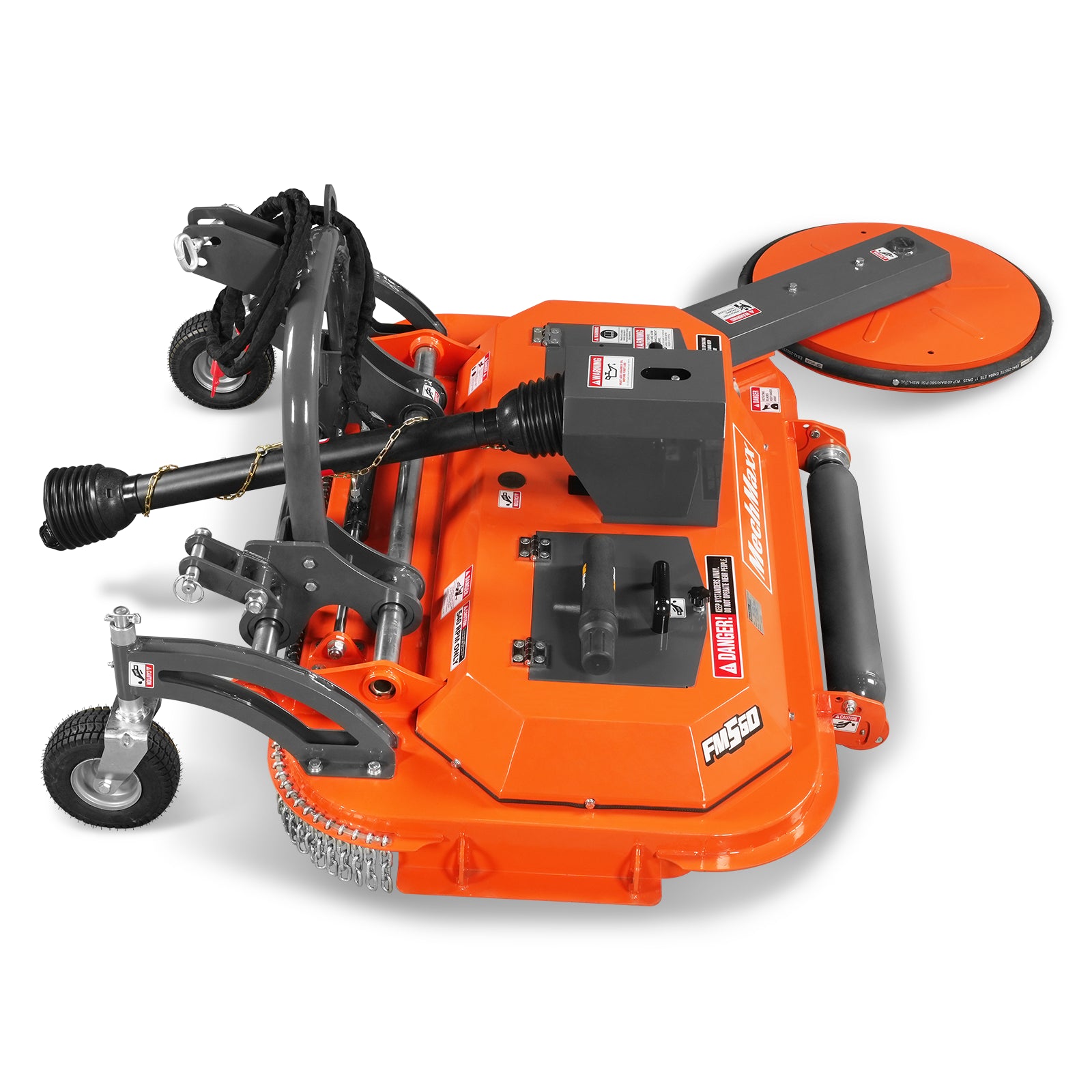 60 in Orchard Finish Mower, 3 Point Hitch Cat.1, Hydraulic Offset, PTO Shaft Included with Shear Bolt, 20–45 HP, FMS60