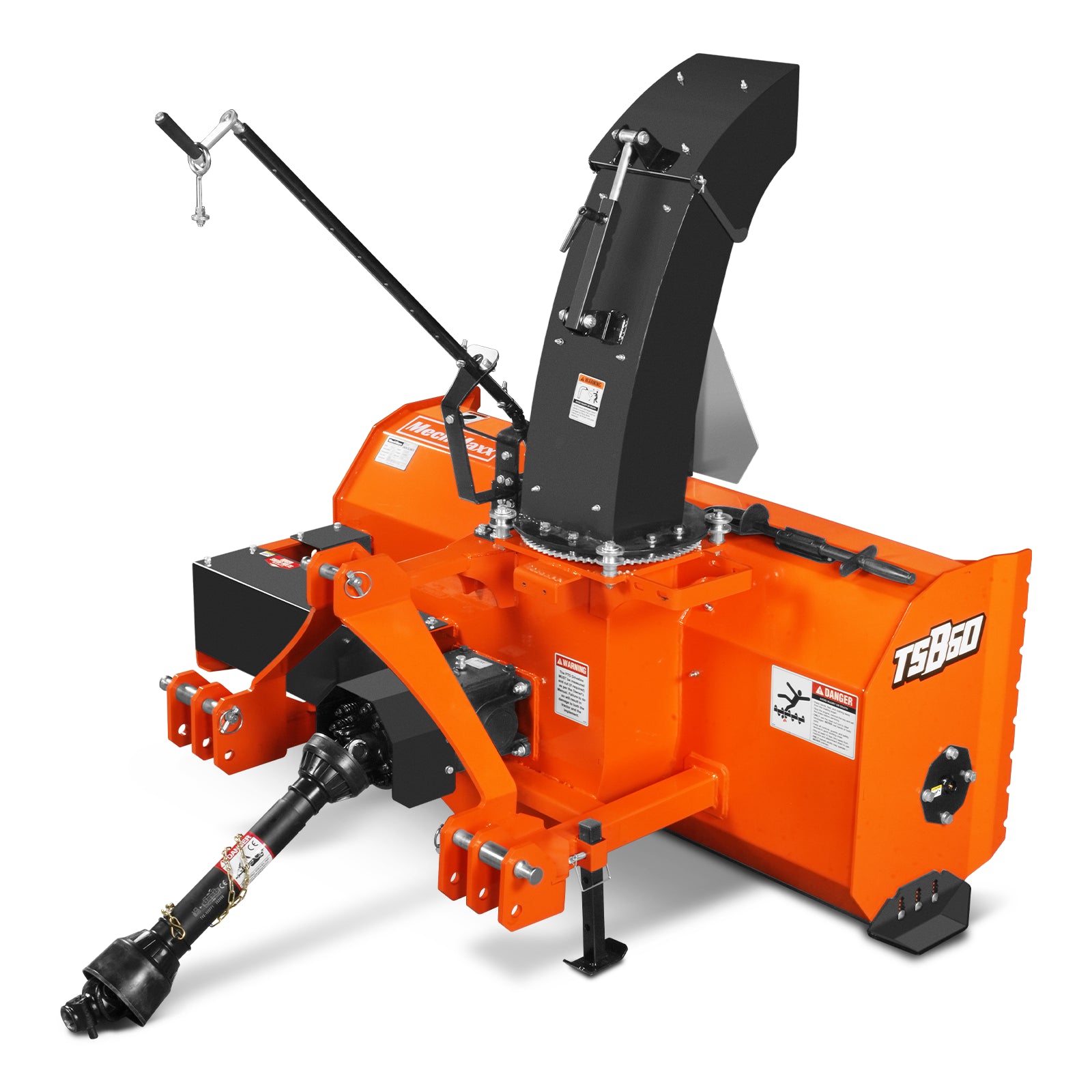 60" 3 Point PTO Snow Blower 22" Impeller Diameter 360° Snow Chute (PTO Shaft Included with Slip Clutch),  18-40 HP,  TSB60T