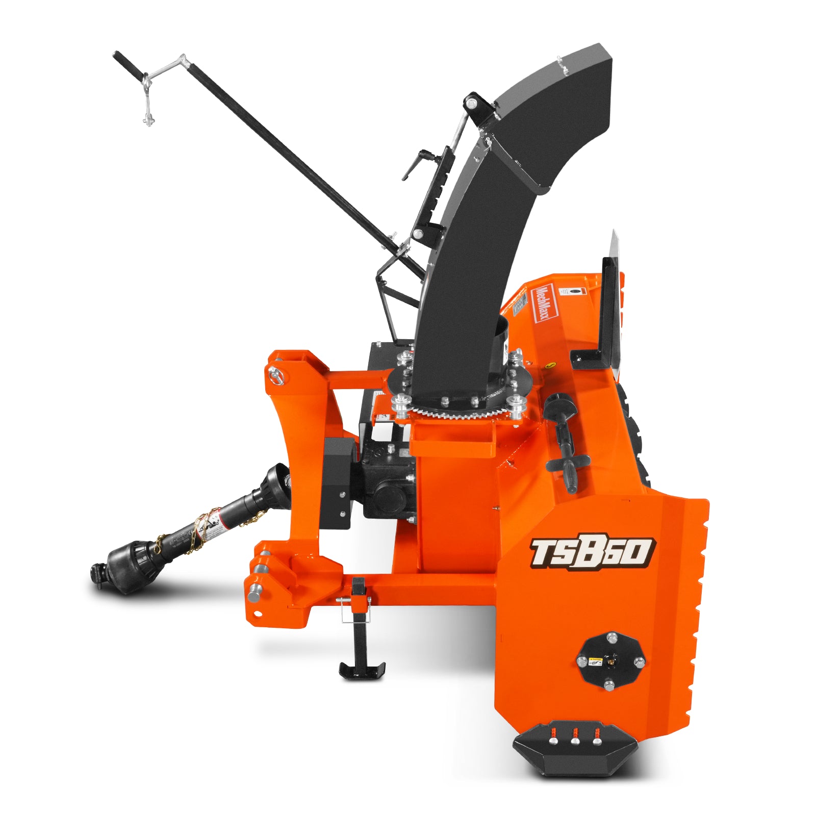 60" 3 Point PTO Snow Blower 22" Impeller Diameter 360° Snow Chute (PTO Shaft Included with Slip Clutch),  18-40 HP,  TSB60T