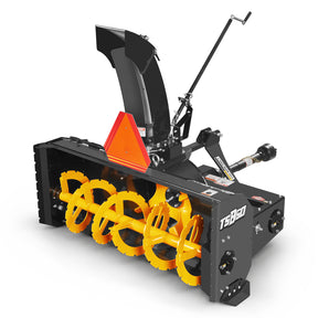 60" 3 Point PTO Snow Blower 22" Impeller Diameter 360° Snow Chute (PTO Shaft Included with Slip Clutch),  18-40 HP,  TSB60