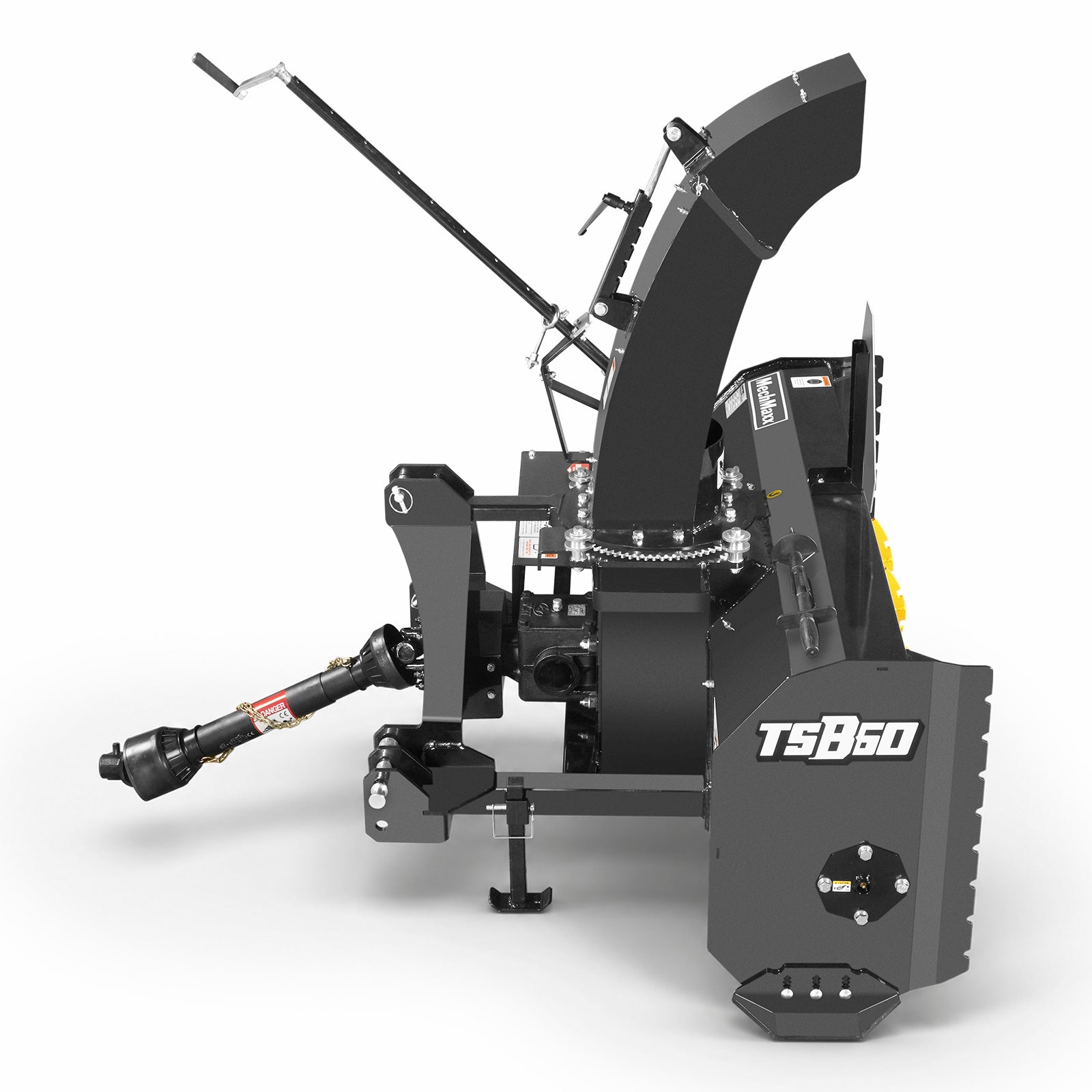 60" 3 Point PTO Snow Blower 22" Impeller Diameter 360° Snow Chute (PTO Shaft Included with Slip Clutch),  18-40 HP,  TSB60