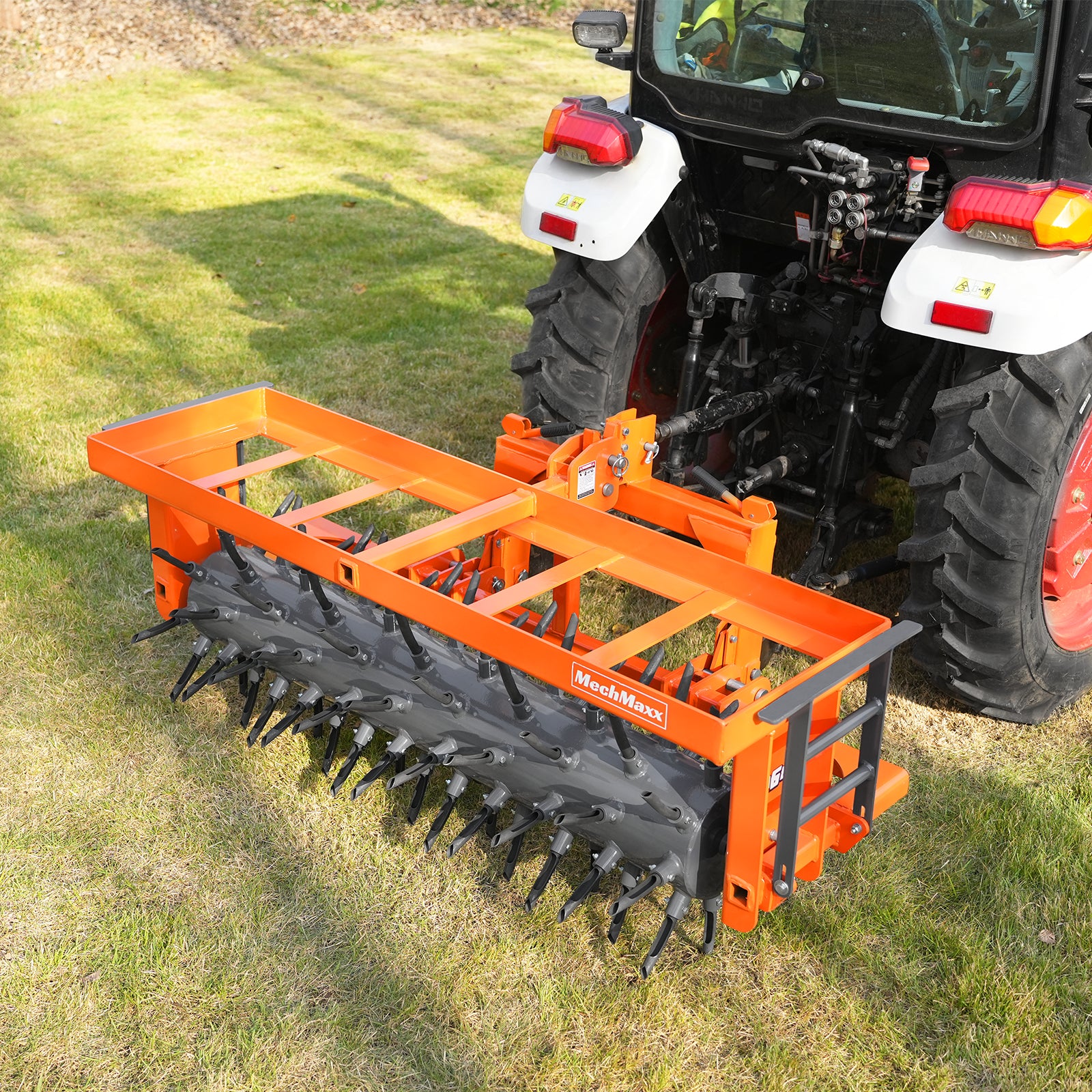 62" 3 Point Drum Filled Plug Aerator Fits Cat 1 And 2 Tractors, DLA60