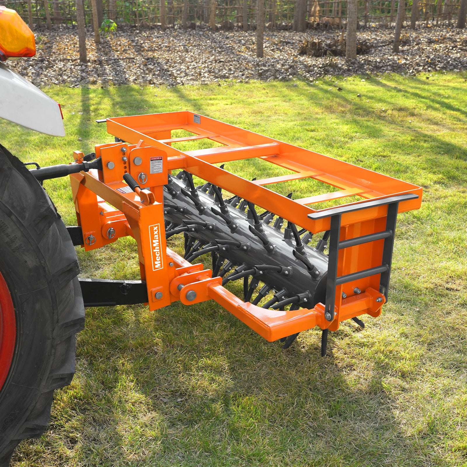 62" 3 Point Drum Filled Plug Aerator Fits Cat 1 And 2 Tractors, DLA60