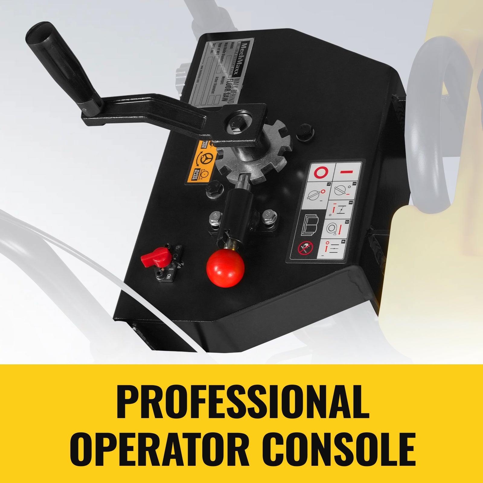 5.8 HP Walk-Behind Concrete Floor Saw, 14 in Blade, 4 in Cutting Depth, FS350Z
