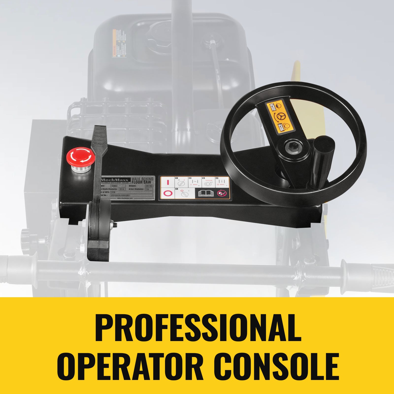 15 HP Walk-Behind Concrete Floor Saw, 20 in Blade, 7 in Cutting Depth, FS480Z