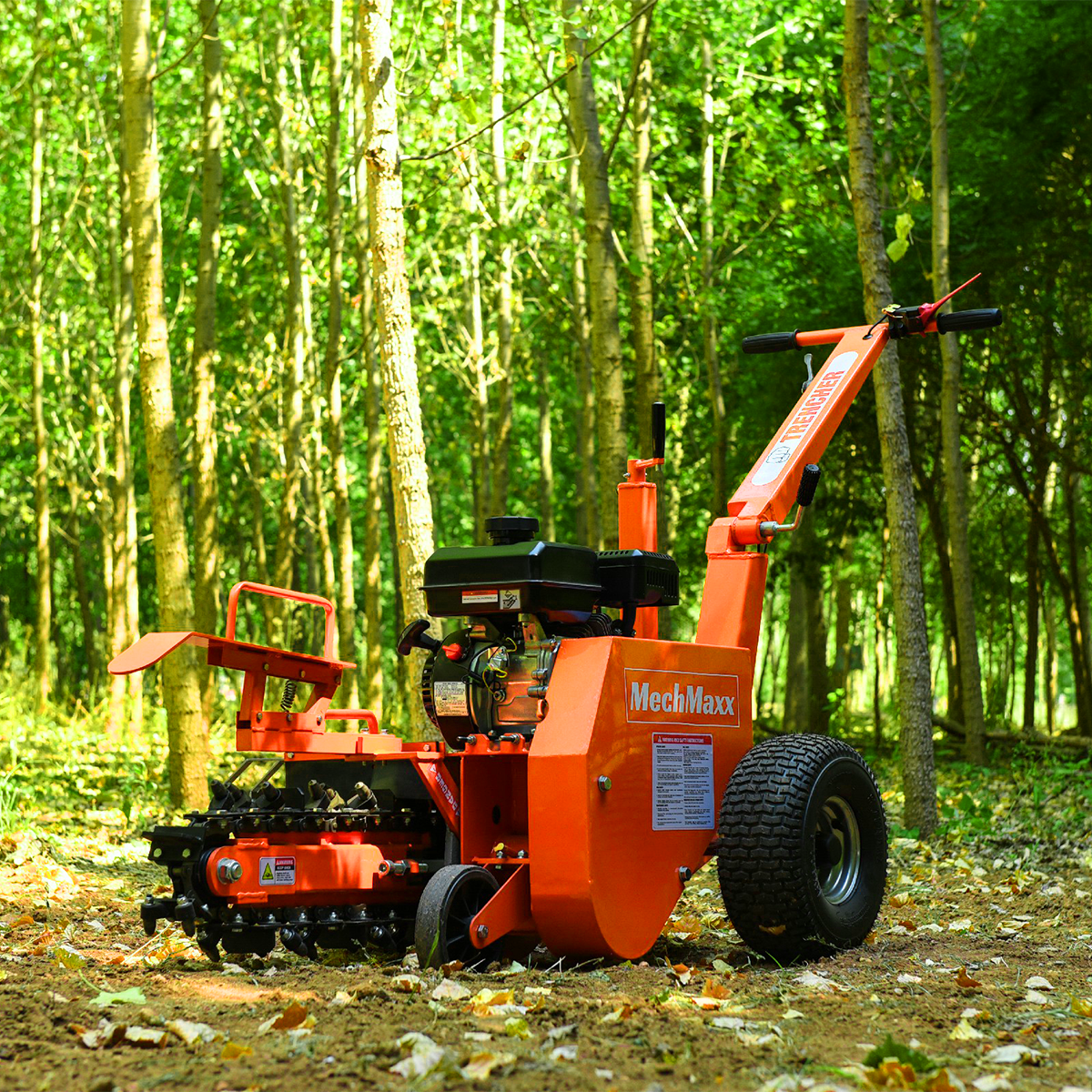 MechMaxx 7HP Gas Powered Cable Ditching Mini Trencher , TCR650 MechMaxx 7HP Gas Powered Cable Ditching Mini Trencher , TCR650