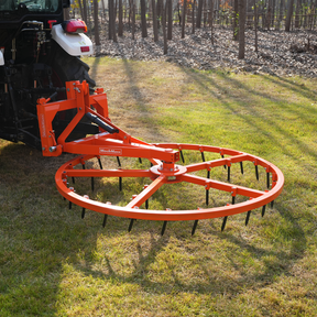 72" Arena Spin Harrow Groomer with 35 Tines Cat.1 3 Point Hitch Grooming Attachment, AHG72