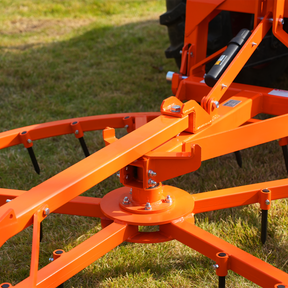 72" Arena Spin Harrow Groomer with 35 Tines and Rake Cat.1 3 Point Hitch Grooming Attachment, AHG72R