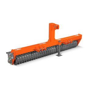 72" Cultipacker with 32 Ductile Iron Wheels, Scraper Bar Included, Category 1 and 2, 3 Point Hitch Tractor Attachment, TCP1072