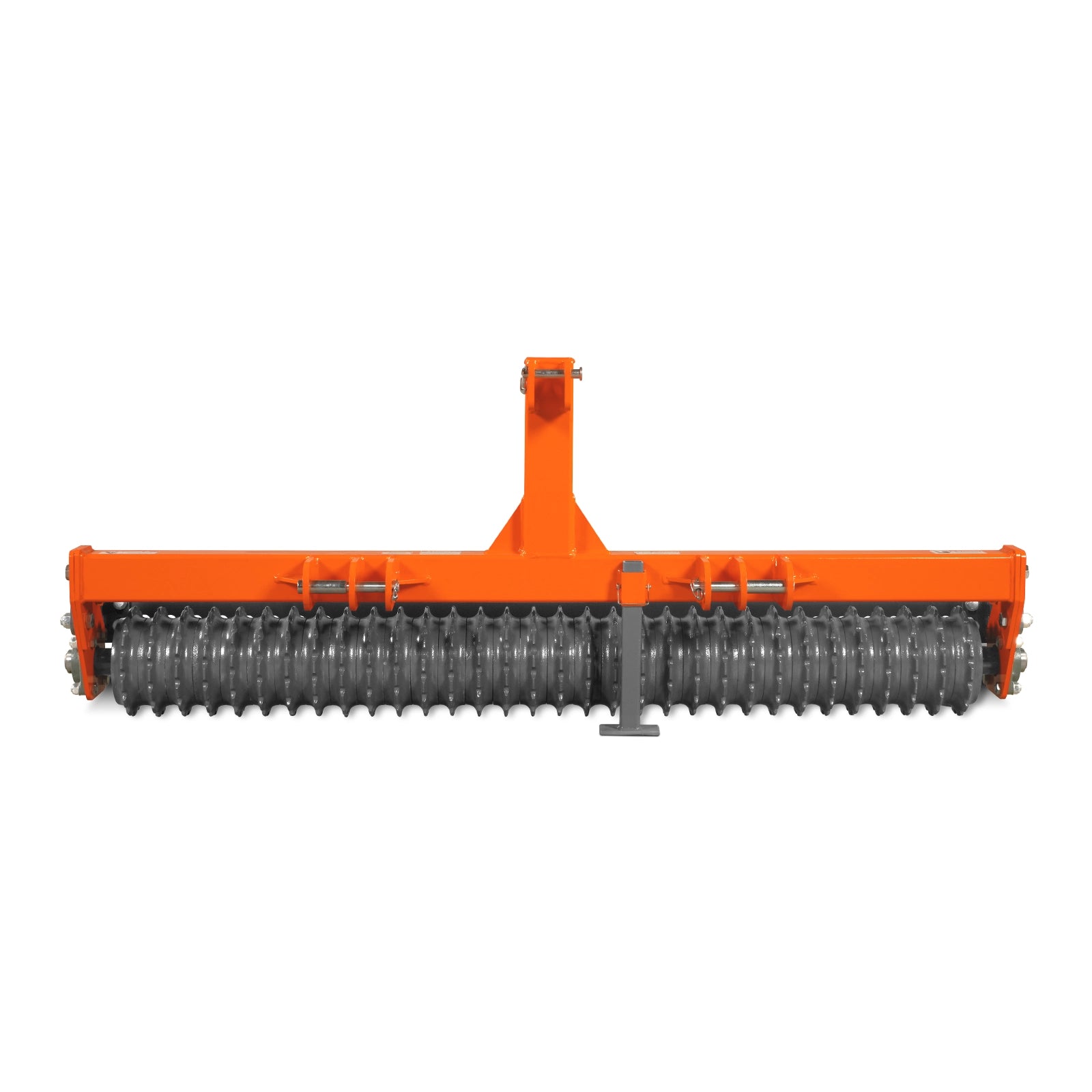 72" Cultipacker with 32 Ductile Iron Wheels, Scraper Bar Included, Category 1 and 2, 3 Point Hitch Tractor Attachment, TCP1072