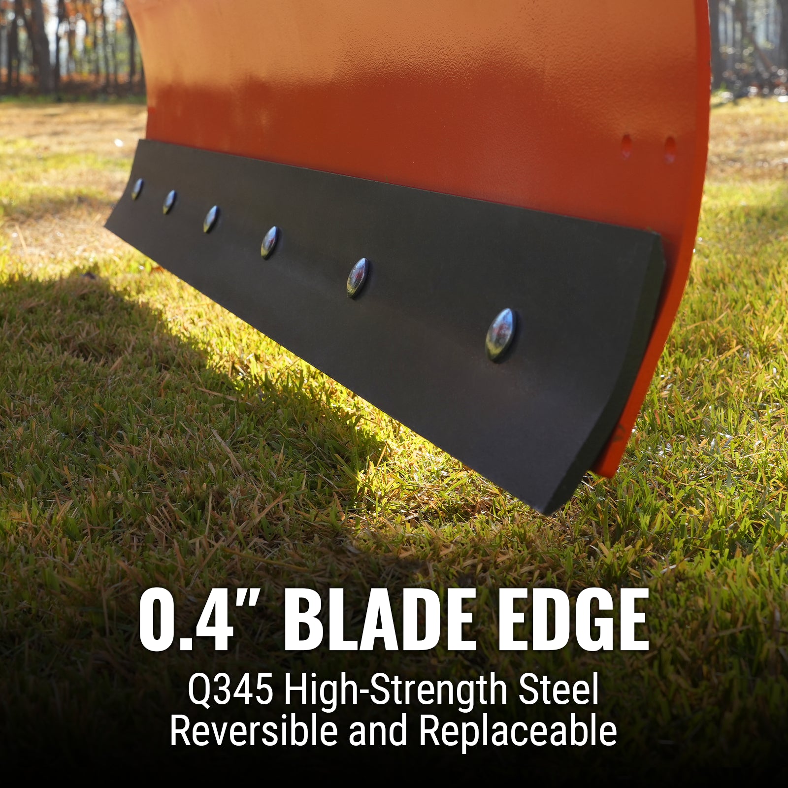 72" Heavy Duty 6-Way Rear Blade 3 Point Hitch Tractor Attachment, RB72SE