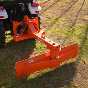 72" Heavy Duty 6-Way Rear Blade 3 Point Hitch Tractor Attachment, RB72SE