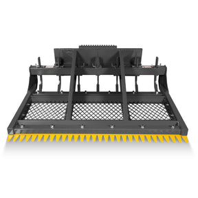 72" Skid Steer Land Plane with 7 Adjustable Scarifier Shanks, Removable Sift Screen and Bolt-On Cutting Blades, SSLP72