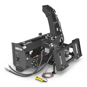 72" Hydraulic Skid Steer Snow Blower, 16–24 GPM, Hydraulic Chute Rotator & Deflector, 24" Impeller, SSB72H