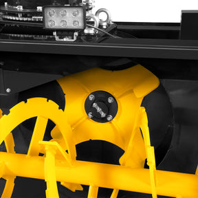72" Hydraulic Skid Steer Snow Blower, 16–24 GPM, Hydraulic Chute Rotator & Deflector, 24" Impeller, SSB72H