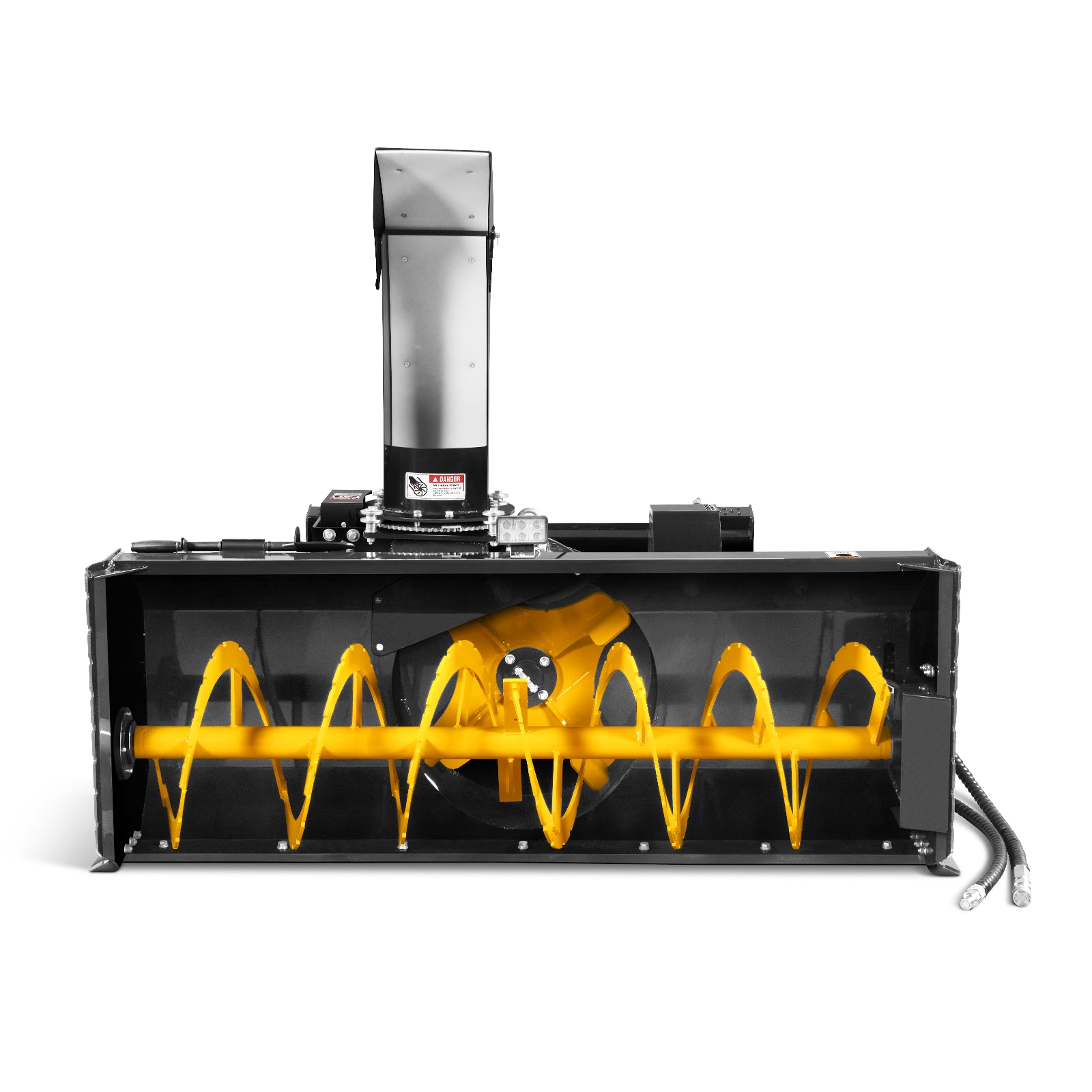 72" Hydraulic Skid Steer Snow Blower, 16–24 GPM, Hydraulic Chute Rotator & Deflector, 24" Impeller, SSB72H