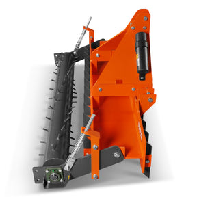 72" Soil Pulverizer, Single Spiked Roller, 25 Shanks, Category 1 and 2, 3 Point Hitch Tractor Attachment, TSP72