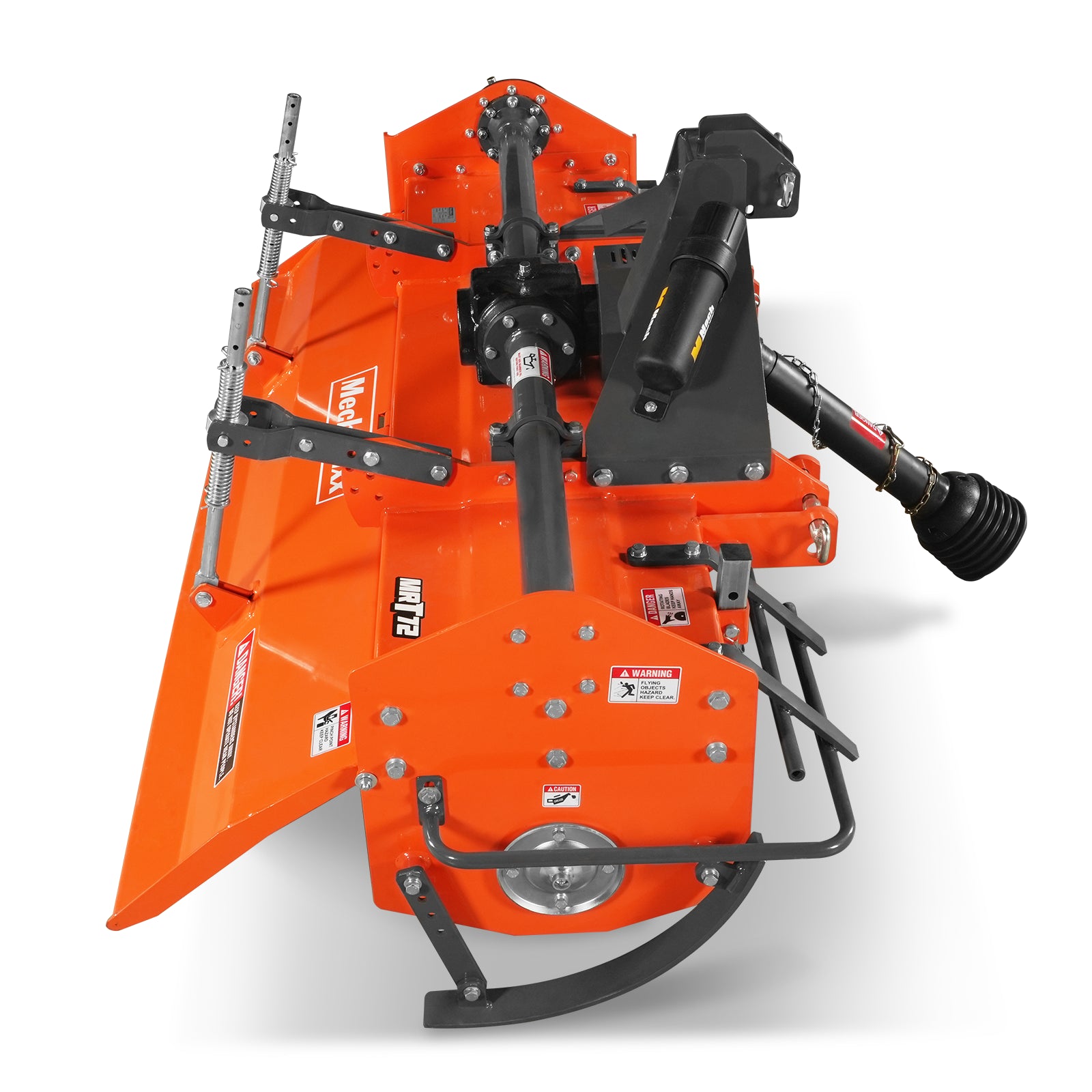 72 in Rotary Tiller, 3 Point Hitch Cat.1 & 2, Gear Drive, PTO Shaft Included with Slip Clutch, 35–70 HP, MRT72