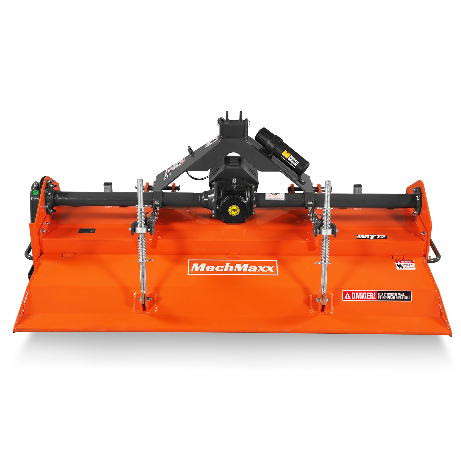 72 in Rotary Tiller, 3 Point Hitch Cat.1 & 2, Gear Drive, PTO Shaft Included with Slip Clutch, 35–70 HP, MRT72