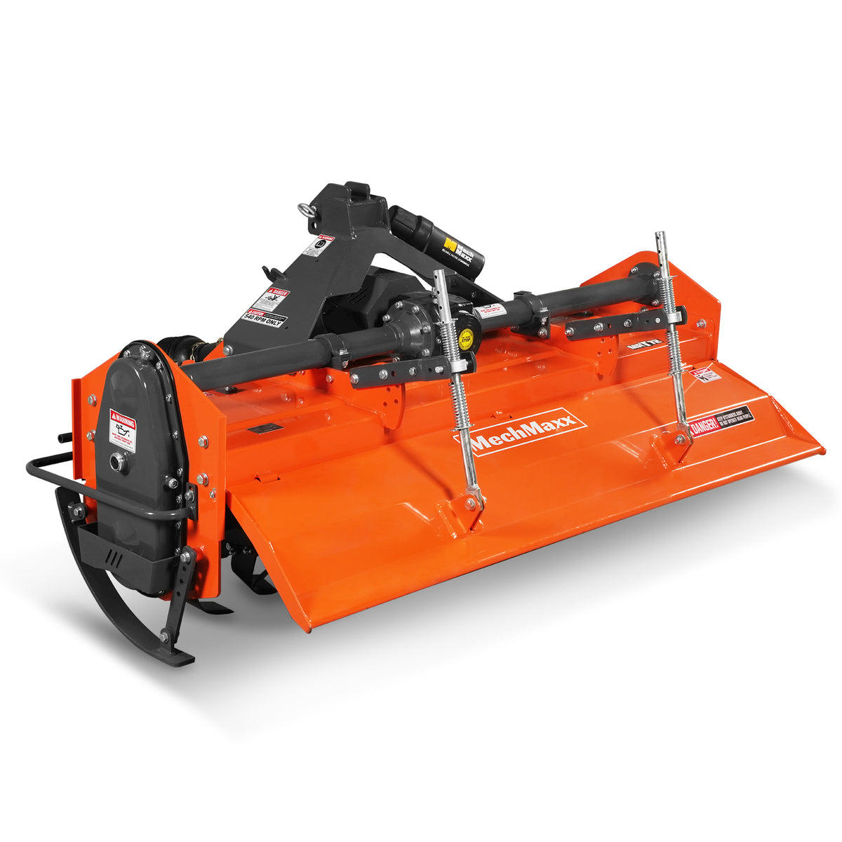 72 in Rotary Tiller, 3 Point Hitch Cat.1 & 2, Gear Drive, PTO Shaft Included with Slip Clutch, 35–70 HP, MRT72