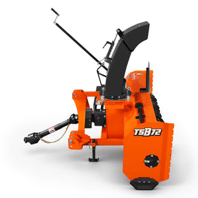 72" 3 Point PTO Snow Blower 24" Impeller Diameter 360° Snow Chute (PTO Shaft Included with Slip Clutch),  25-65 HP,  TSB72T