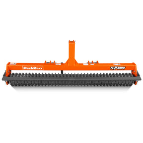 84" Cultipacker with 37 Ductile Iron Wheels, Scraper Bar Included, Category 1 and 2, 3 Point Hitch Tractor Attachment, TCP1084