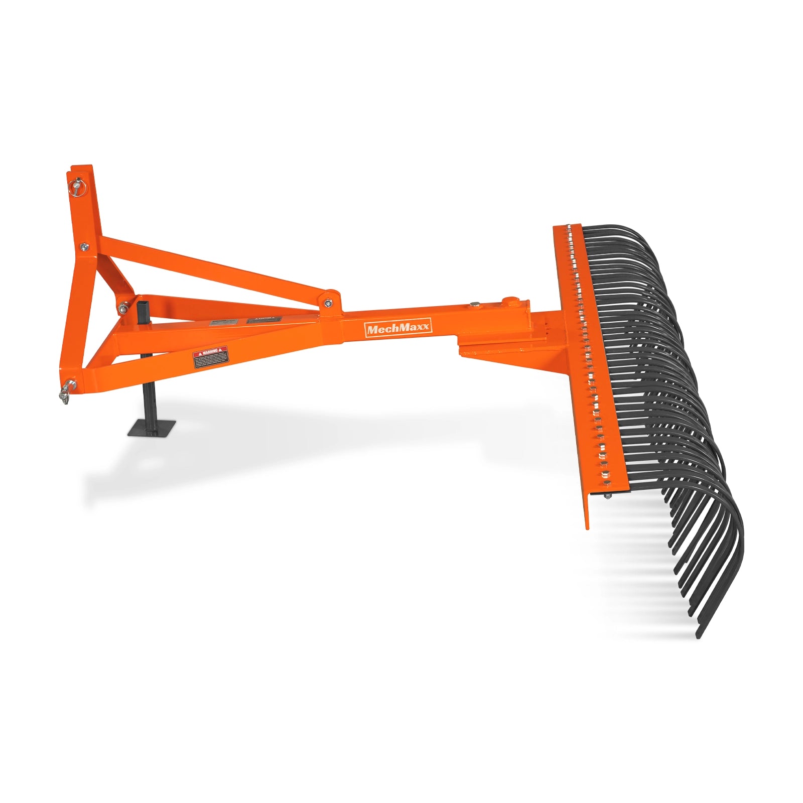 84" Landscape Rake with 42 Tines 3 Point Hitch Tractor Attachment, LR84
