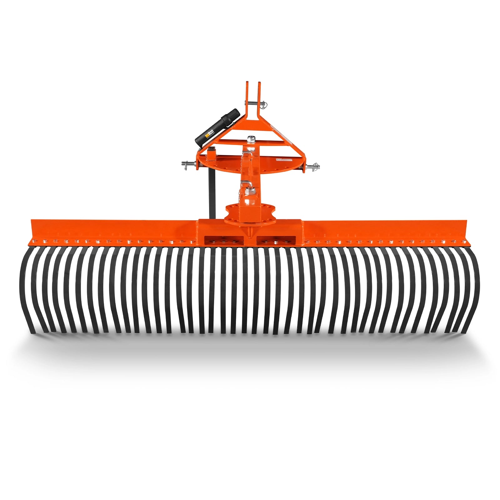 84" Offset Landscape Rake with 42 Tines 3 Point Hitch Tractor Attachment, LRA84