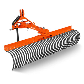 84" Offset Landscape Rake with 42 Tines 3 Point Hitch Tractor Attachment, LRA84