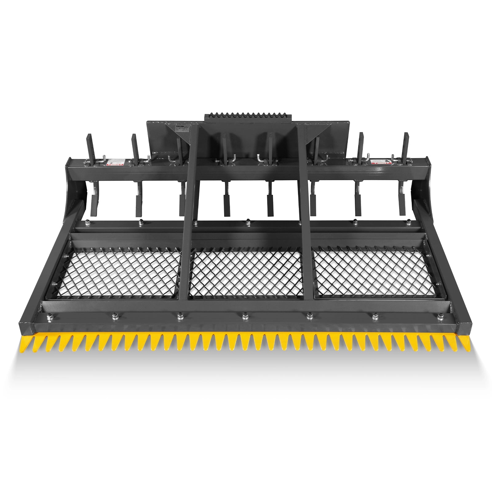 84" Skid Steer Land Plane with 8 Adjustable Scarifier Shanks, Removable Sift Screen and Bolt-On Cutting Blades, SSLP84