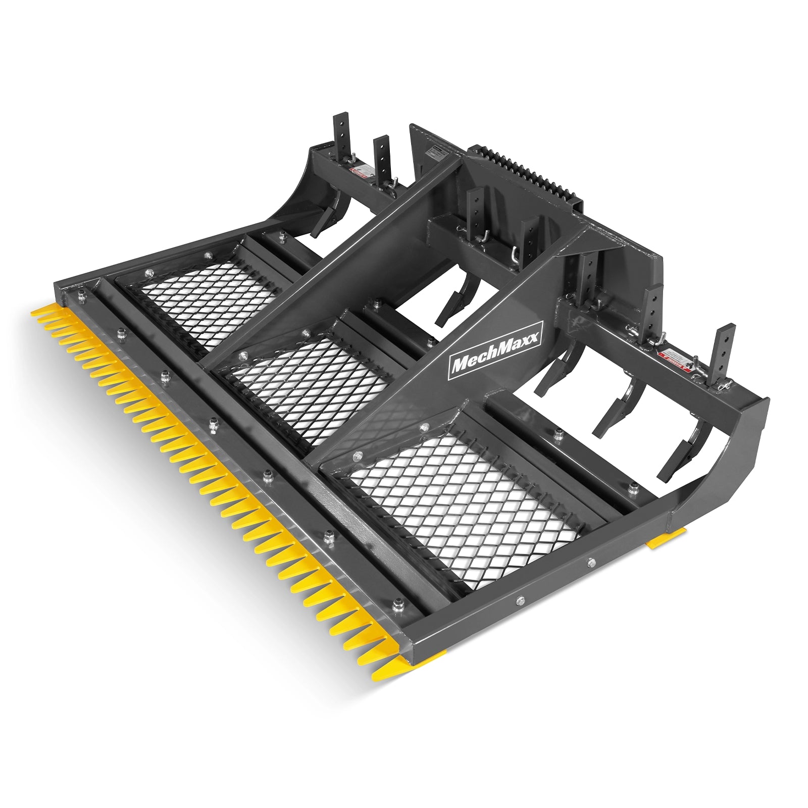 84" Skid Steer Land Plane with 8 Adjustable Scarifier Shanks, Removable Sift Screen and Bolt-On Cutting Blades, SSLP84