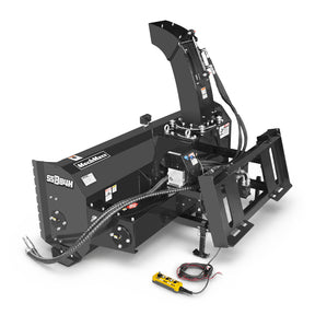 84" Hydraulic Skid Steer Snow Blower, 16–24 GPM, Hydraulic Chute Rotator & Deflector, 24" Impeller, SSB84H