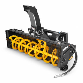 84" Hydraulic Skid Steer Snow Blower, 16–24 GPM, Hydraulic Chute Rotator & Deflector, 24" Impeller, SSB84H