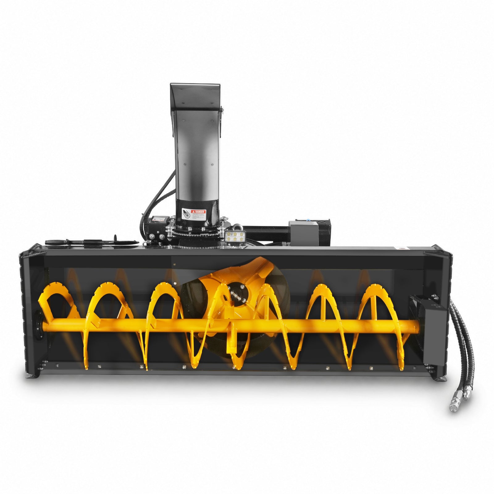84" Hydraulic Skid Steer Snow Blower, 16–24 GPM, Hydraulic Chute Rotator & Deflector, 24" Impeller, SSB84H