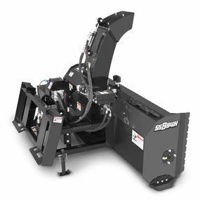84" Hydraulic Skid Steer Snow Blower, 16–24 GPM, Hydraulic Chute Rotator & Deflector, 24" Impeller, SSB84H