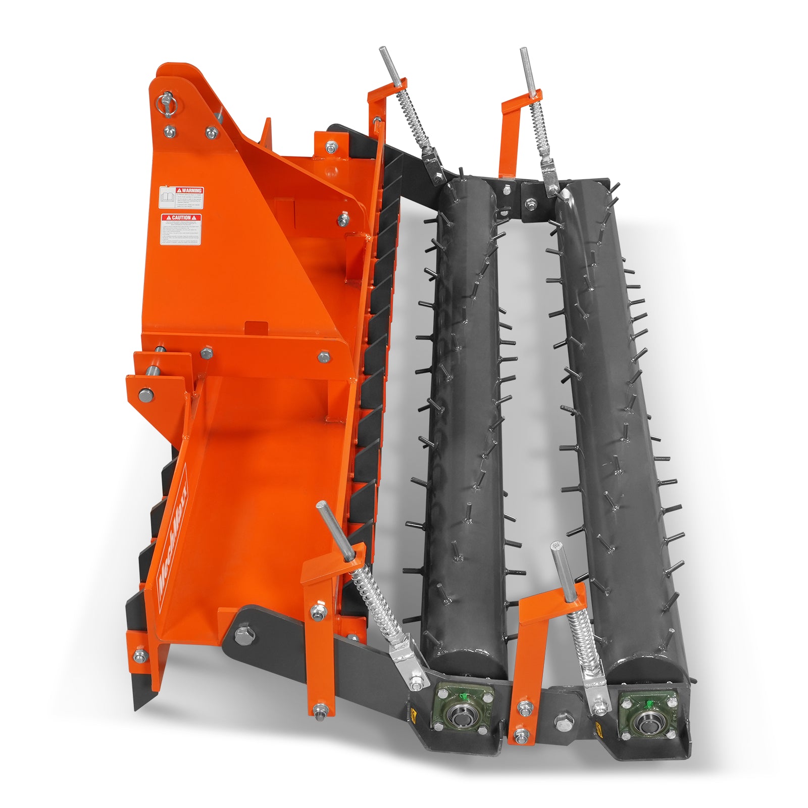 84" Soil Pulverizer, Double Spiked Roller, 29 Shanks, Category 1 and 2, 3 Point Hitch Tractor Attachment, TSP84D