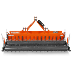 84" Soil Pulverizer, Double Spiked Roller, 29 Shanks, Category 1 and 2, 3 Point Hitch Tractor Attachment, TSP84D