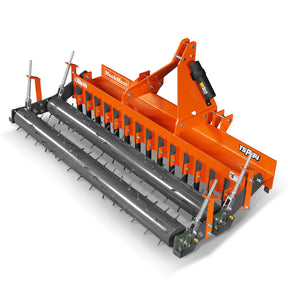 84" Soil Pulverizer, Double Spiked Roller, 29 Shanks, Category 1 and 2, 3 Point Hitch Tractor Attachment, TSP84D