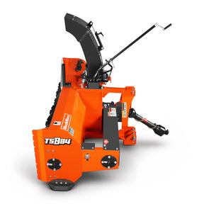 84" 3 Point PTO Snow Blower 24" Impeller Diameter 360° Snow Chute (PTO Shaft Included with Slip Clutch), 30-65 HP, TSB84T