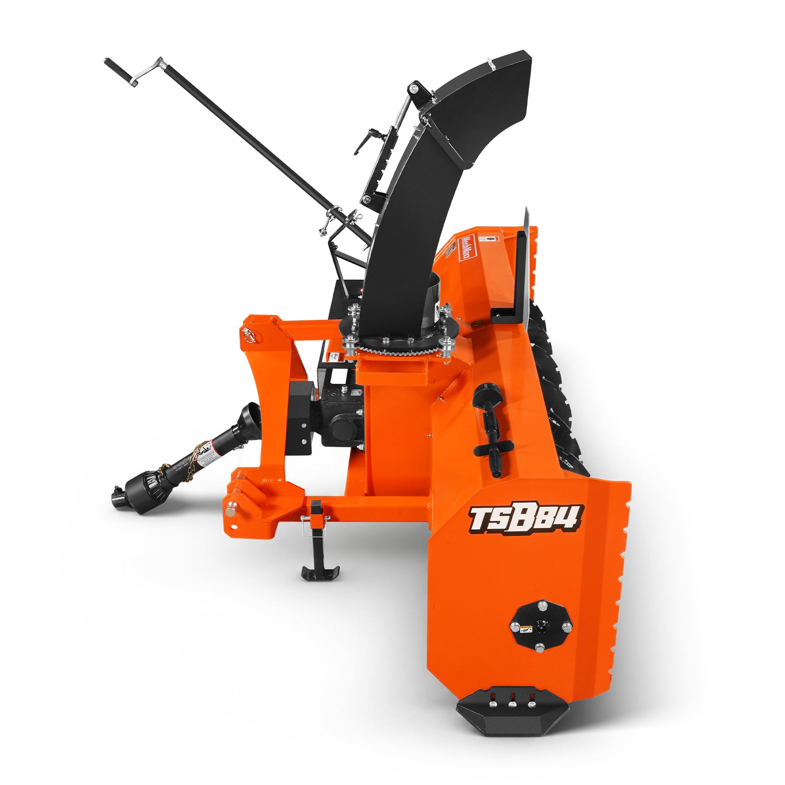84" 3 Point PTO Snow Blower 24" Impeller Diameter 360° Snow Chute (PTO Shaft Included with Slip Clutch), 30-65 HP, TSB84T
