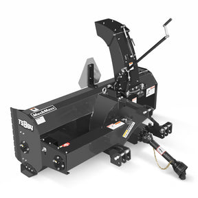 84" 3 Point PTO Snow Blower 24" Impeller Diameter 360° Snow Chute (PTO Shaft Included with Slip Clutch), 30-65 HP, TSB84