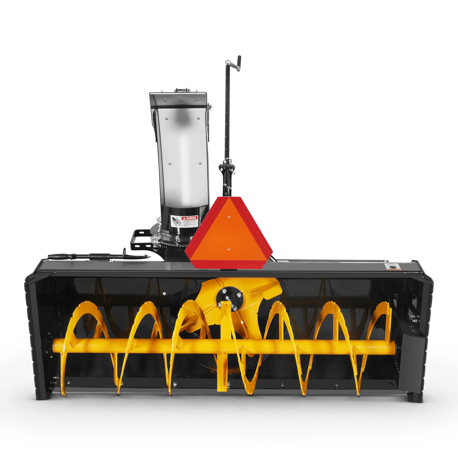 72" 3 Point PTO Snow Blower 24" Impeller Diameter 360° Snow Chute (PTO Shaft Included with Slip Clutch), 25-65 HP, TSB72