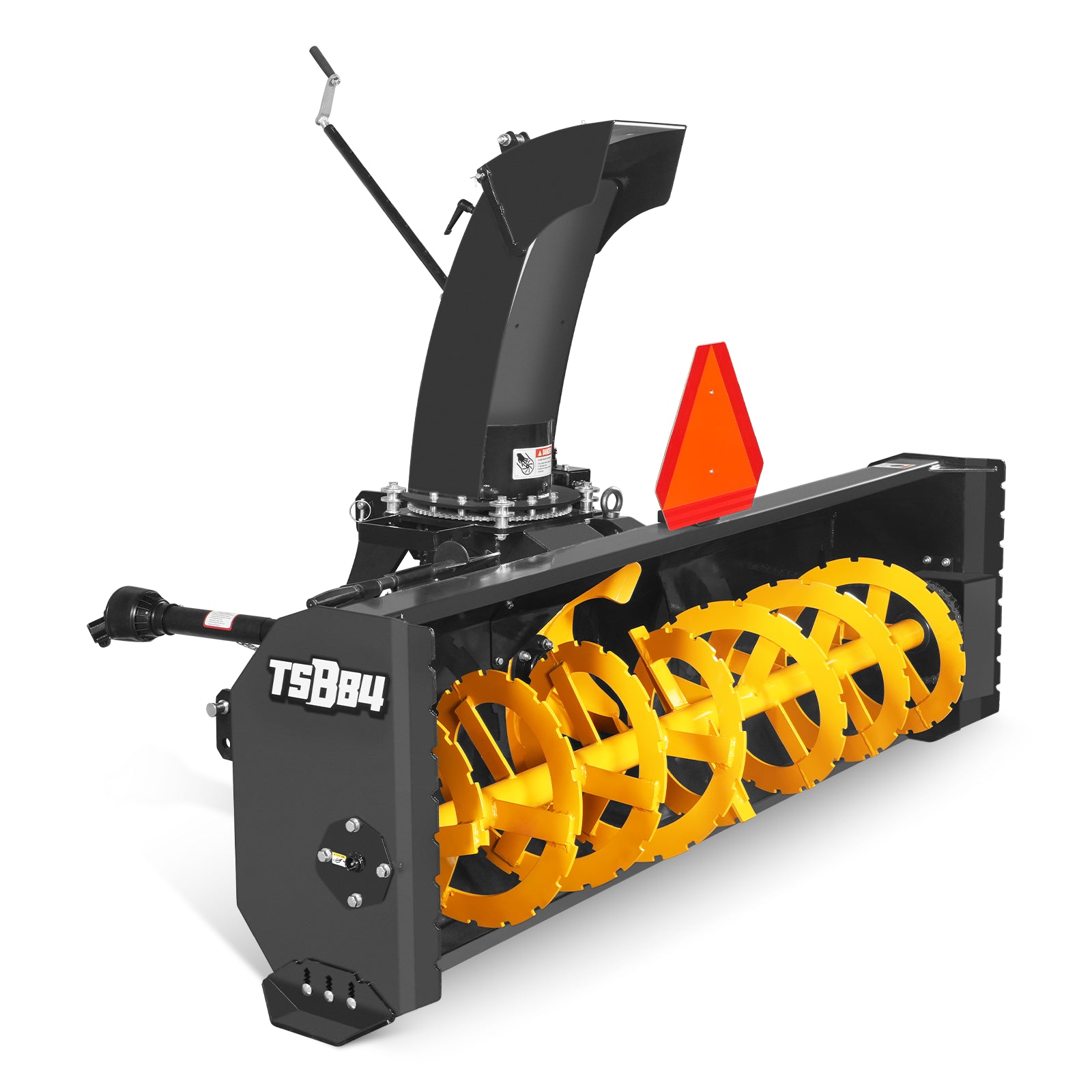84" 3 Point PTO Snow Blower 24" Impeller Diameter 360° Snow Chute (PTO Shaft Included with Slip Clutch), 30-65 HP, TSB84