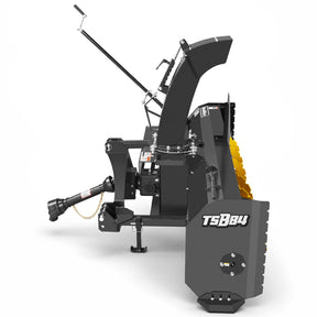 84" 3 Point PTO Snow Blower 24" Impeller Diameter 360° Snow Chute (PTO Shaft Included with Slip Clutch), 30-65 HP, TSB84