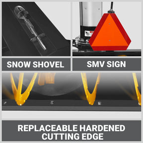 48" 3 Point PTO Snow Blower 20" Impeller Diameter 360° Snow Chute (PTO Shaft Included with Slip Clutch),  15-35 HP,  TSB48