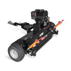 MechMaxx 48" Tow-Behind ATV Offset Flail Mower, B&S 13.5HP 420cc E-start Gas Engine Powered; Adjustable Mowing Height, ATV120